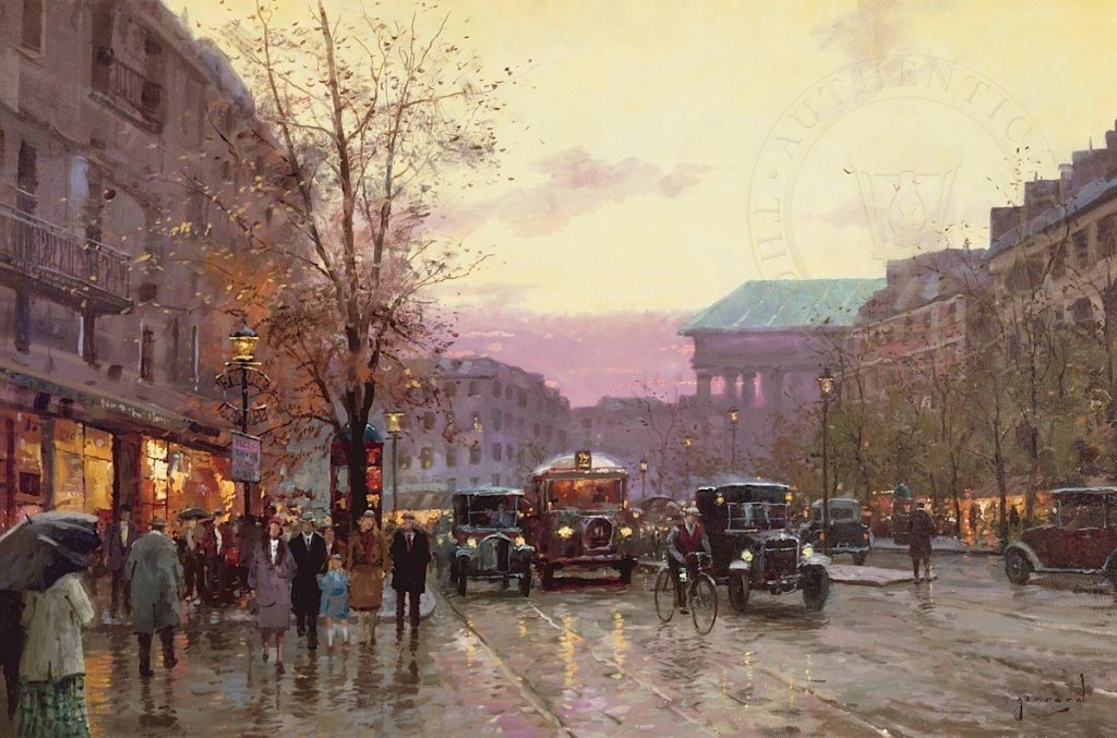 Paris Twilight by Robert Girrard – CV Art and Frame