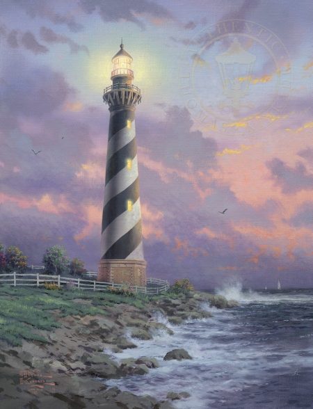art-lighthouse-Thomas Kinkade