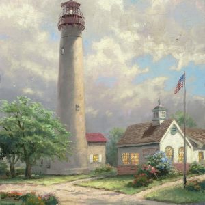 art-lighthouse-Thomas Kinkade