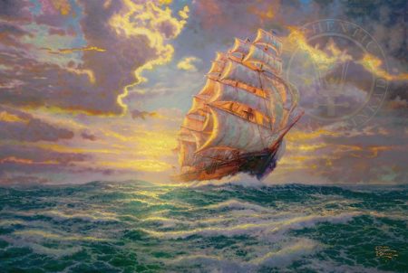 art-clipper-ship Thomas Kinkade