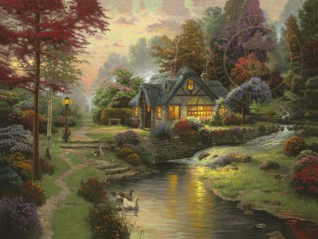 Stillwater Cottage by Thomas Kinkade