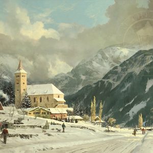 Winter Chapel by Thomas Kinkade