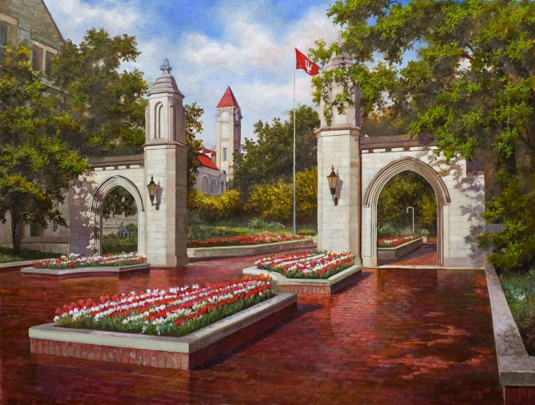 Indiana University Sample Gates Commission by Pena CV Art and Frame