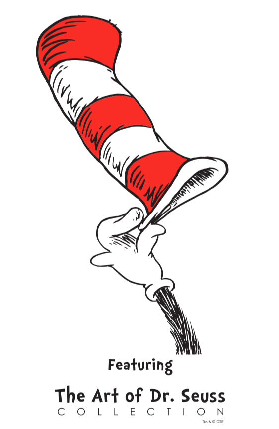 Dr. Seuss The Cat Behind the Hat CV Art and Frame