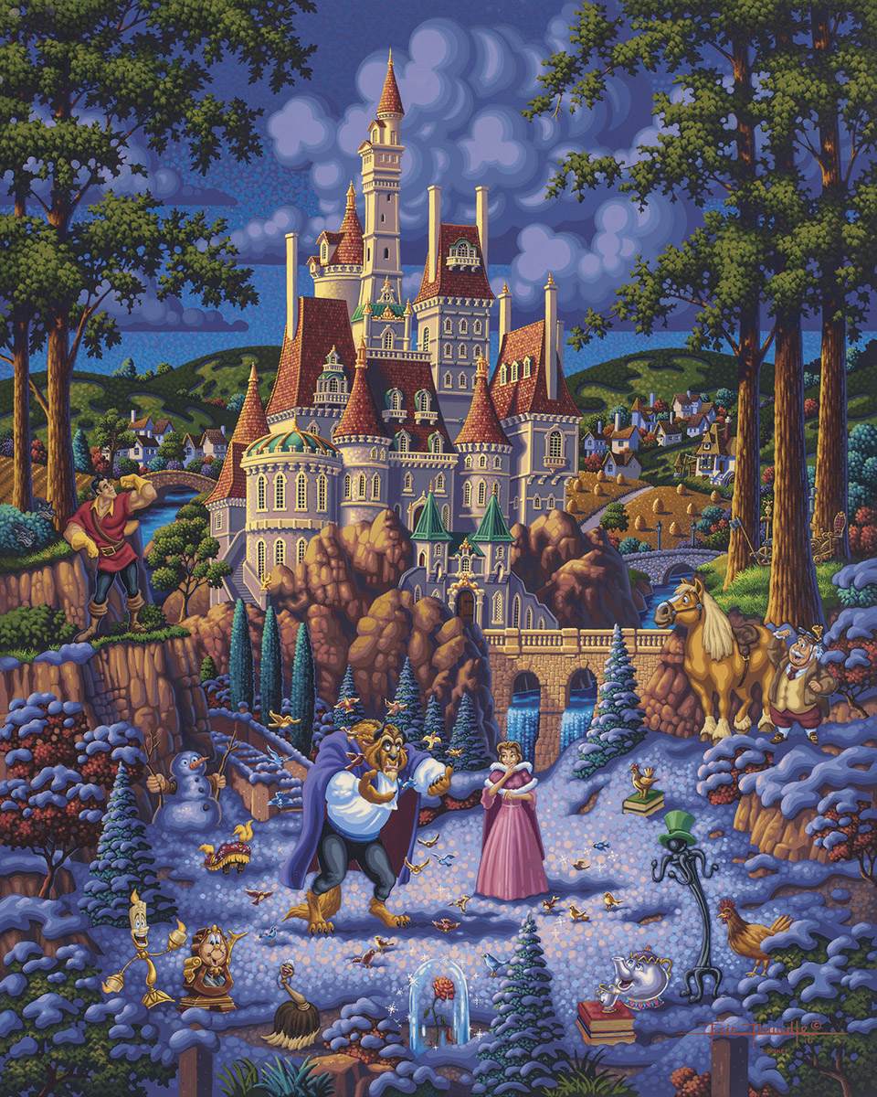 Beauty And The Beast Finding Love By Dowdle Cv Art And Frame