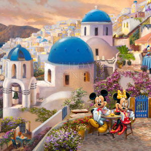 disney-fine-art-thomas-greece-greek-cafe-cliffside-mickey-minnie-goofy-architecture