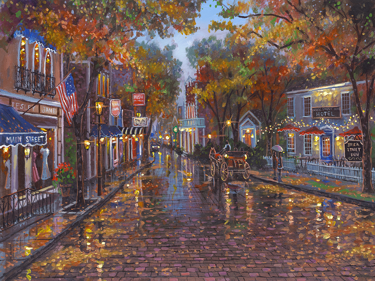 Autumn on Main by Robert Finale – CV Art and Frame