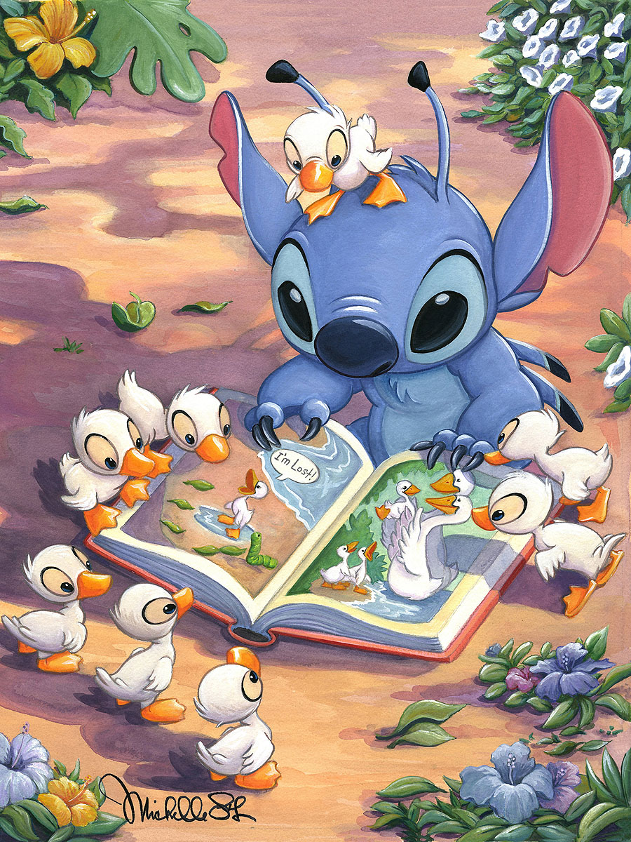 Stitch ''Finding Family'' Giclée by Michelle St.Laurent – Limited Edition