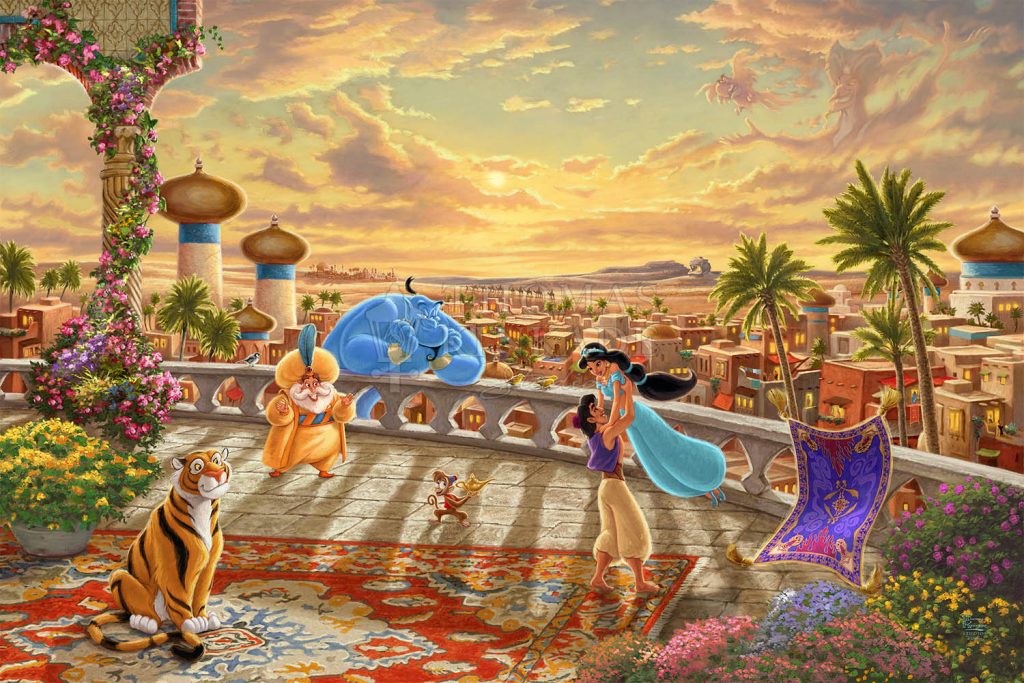 Abu - Disney's Aladdin Painting - PRINT