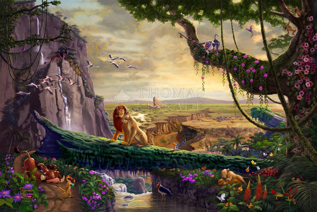 Thomas Kinkade Disney Sleeping Beauty - The Power of Love Giclee On Paper  Artist Proof