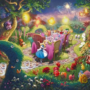 Alice in Wonderland by Thomas Kinkade Studios – CV Art and Frame