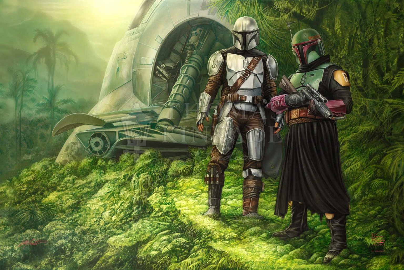 The Mandalorian Brothers in Arms by Monte Moore & Thomas Kinkade