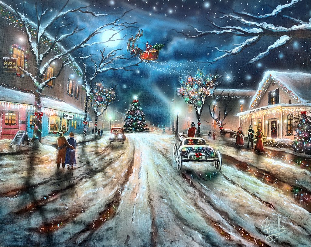santa-sleigh-night