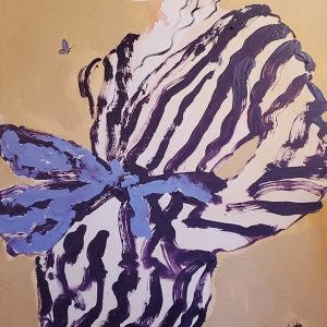 original-painting-woman-pantsuit