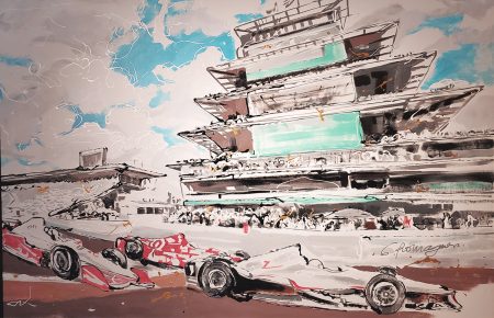 art-original-painting-indianapolis-race-car-pagoda