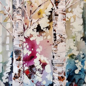 art-original-texutred-trees-birch