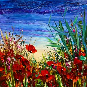 art-oil-original-poppies-floral-textured