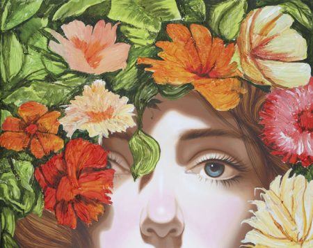 original-art-texture-girl-flowers