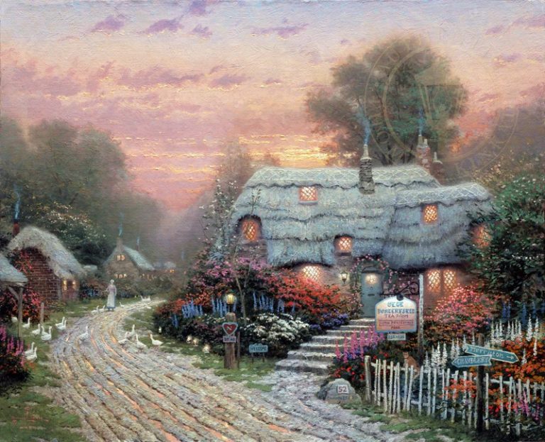 Olde Porterfield Tea Room by Thomas Kinkade CV Art and Frame