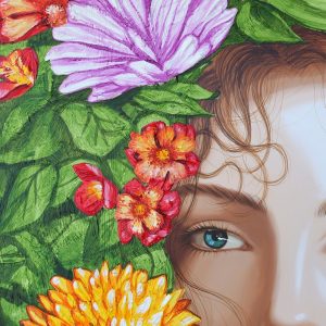 original-acrlyic-wood-texture-colors-face-flowers-eyes-surreal-art