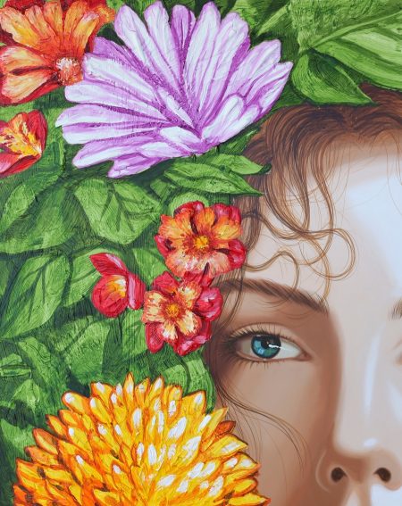 original-acrlyic-wood-texture-colors-face-flowers-eyes-surreal-art