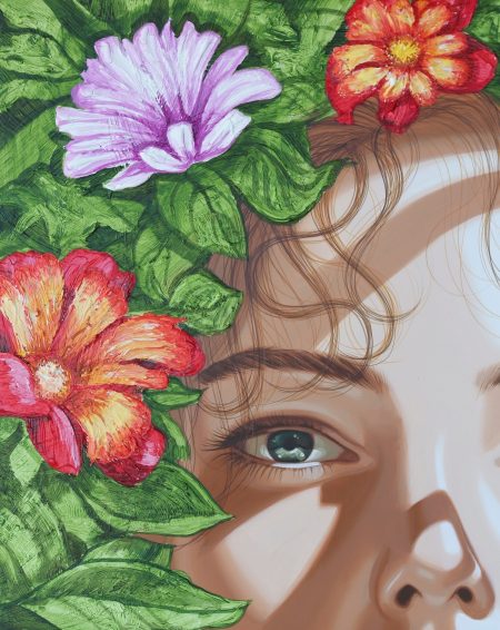 original-acrlyic-wood-texture-colors-face-flowers-eyes-surreal-art