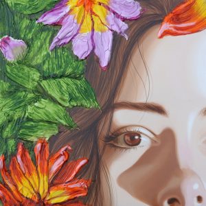 original-acrlyic-wood-texture-colors-face-flowers-eyes-surreal-art