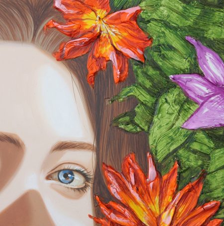 original-acrlyic-wood-texture-colors-face-flowers-eyes-surreal-art
