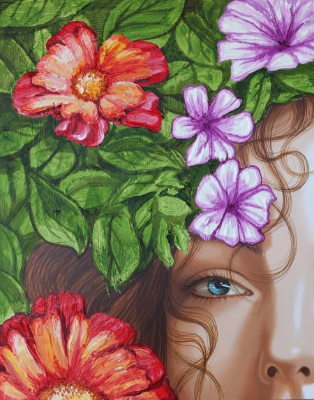 original-acrlyic-wood-texture-colors-face-flowers-eyes-surreal-art