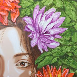 original-acrlyic-wood-texture-colors-face-flowers-eyes-surreal-art