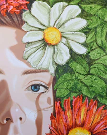 original-acrlyic-wood-texture-colors-face-flowers-eyes-surreal-art