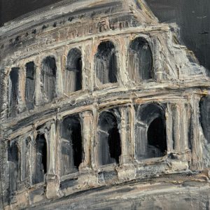 original-acrylic-texture-colosseum-romed-italy
