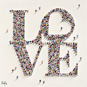 original-acrylic-mixed-media-texture-impasto-love-heart-bartus