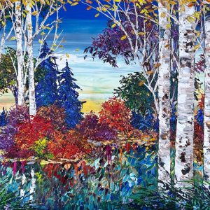 original-acrylic-canvas-texture-palette-knife-abstract-birch-trees-maya-eventov