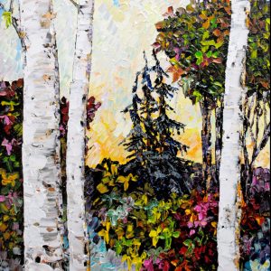 original-acrylic-canvas-texture-palette-knife-birch-trees-abstract-maya-eventov