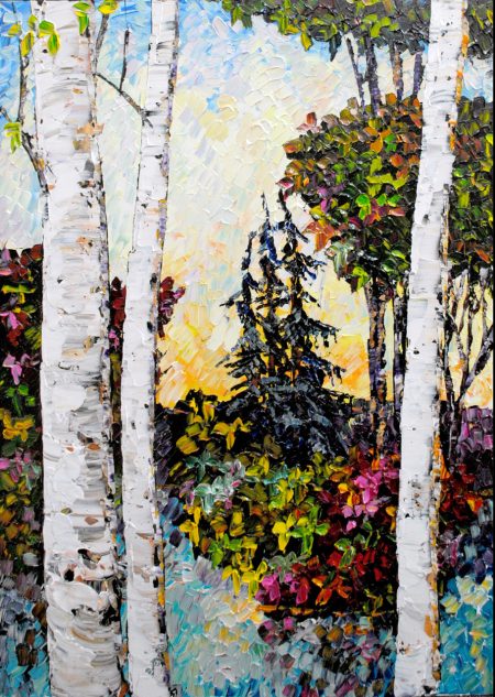 original-acrylic-canvas-texture-palette-knife-birch-trees-abstract-maya-eventov