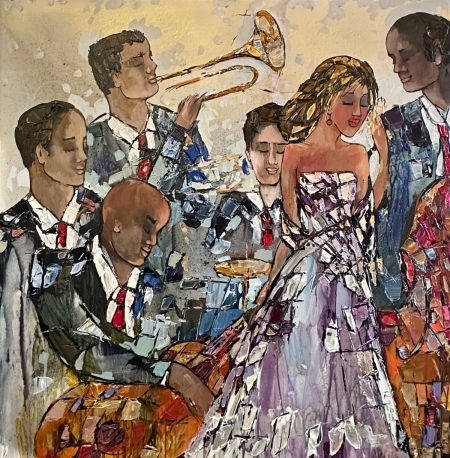 original-acrylic-canvas-texture-abstract-modern-palette-knife-jazz-music-Maya-eventov