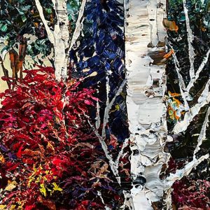 original-acrylic-canvas-texture-palette-knife-trees-birch-pines-forest-abstract-maya-eventov