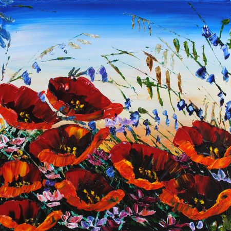 original-acrylic-canvas-texture-palette-knife-floral-red-poppies-abstract-maya-eventov