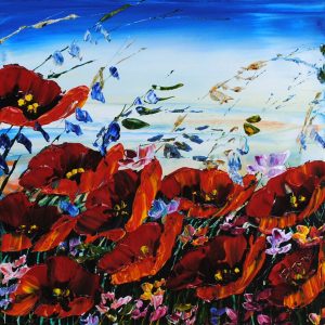 original-acrylic-canvas-texture-palette-knife-red-poppies-floral-maya-eventov