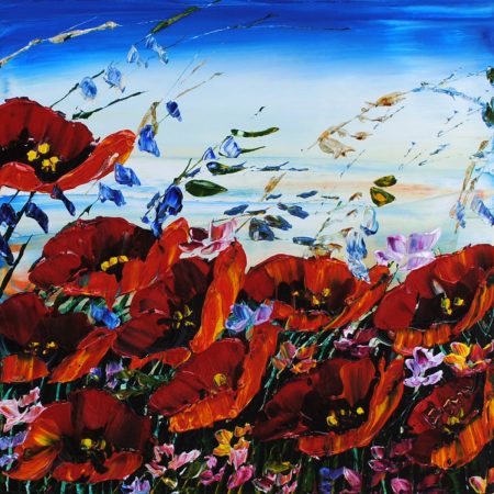 original-acrylic-canvas-texture-palette-knife-red-poppies-floral-maya-eventov