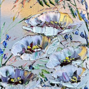 original-acrylic-canvas-textuure-palette-knife-abstract-floral-poppies-Maya-eventov