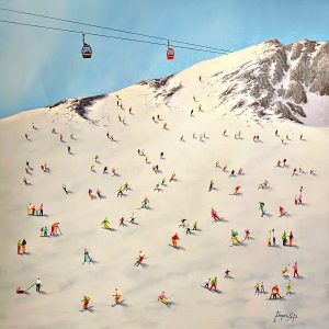 original-mixed-media-acrylic-abstract-ski-snow-texture-soler
