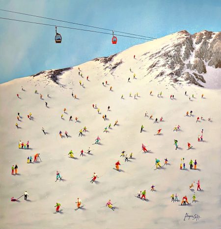 original-mixed-media-acrylic-abstract-ski-snow-texture-soler