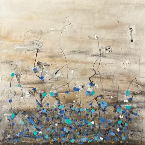 original-canvas-mixed-media-acrylic-modern-floral-grey-betina-levin