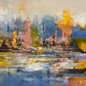 original-canvas-oil-landscape-abstract-impressionistic-french-lenouvel