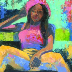 -original-acrylic-paper-board-figurative-impressionistic-contemporary-cynthia