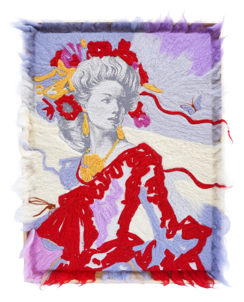 The Lady and the Butterfly VIII by Carlos Gamez de Francisco